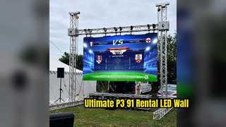 P3 91 Rental LED Video Wall for Events and Concerts